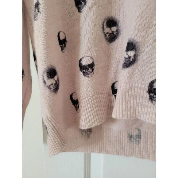 360 Cashmere Skull Cashmere Riley Cashmere Jumper Sweater Dusty Pink Medium - Picture 5 of 8
